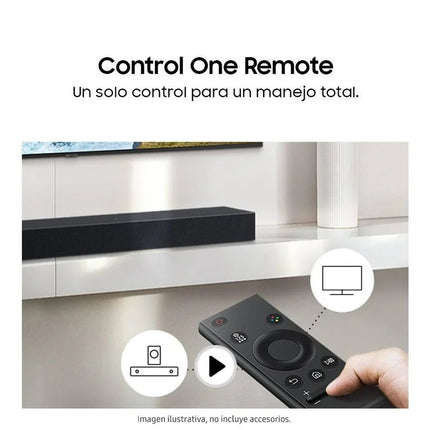 Barra de Sonido Samsung HW-C400 – Sonido Claro, Compacto y Potente para tu TV