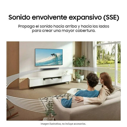 Barra de Sonido Samsung HW-C400 – Sonido Claro, Compacto y Potente para tu TV
