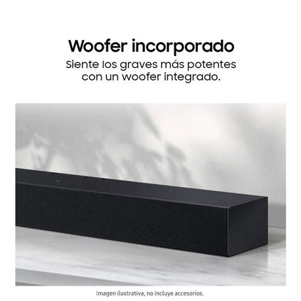 Barra de Sonido Samsung HW-C400 – Sonido Claro, Compacto y Potente para tu TV