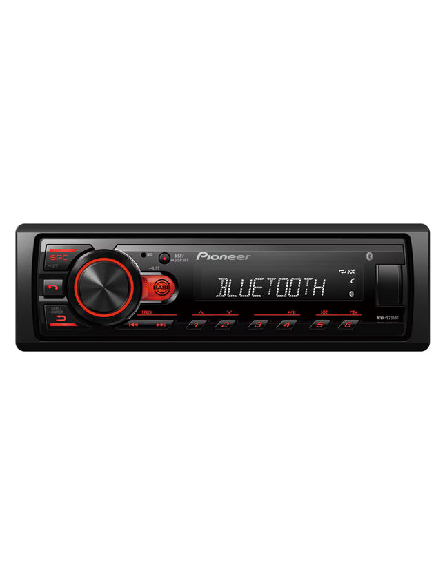 AUTOESTEREO CON USB Y BLUETOOTH LUZ ROJO Y BLANCA PIONEER