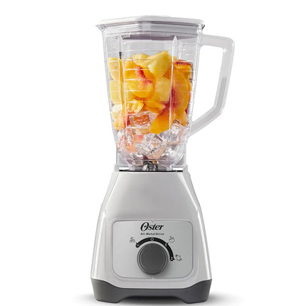 Licuadora Oster BLSTKAP-WRB-013 Kalimán – 2 Velocidades, 400W, Color Blanco con Vaso de Plástico