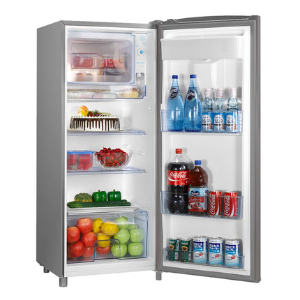 Refrigerador Hisense RR63D6WGX – 7 Pies, 1 Puerta con Despachador de Agua, Color Silver