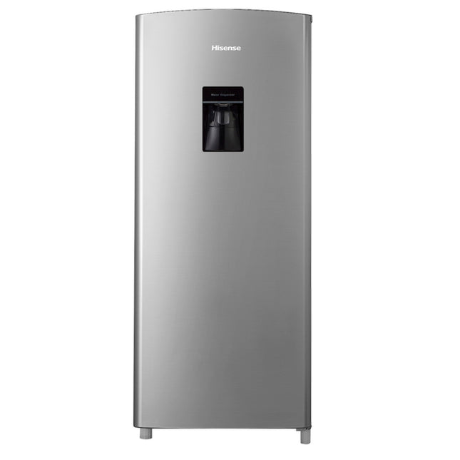Refrigerador Hisense RR63D6WGX – 7 Pies, 1 Puerta con Despachador de Agua, Color Silver