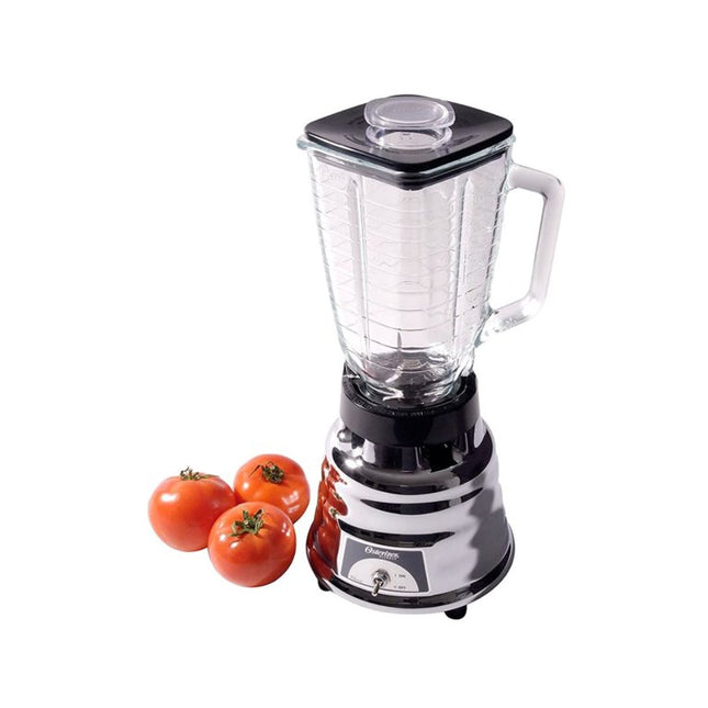Licuadora Oster 450-10 – Cromada con Vaso de Vidrio y 1 Velocidad