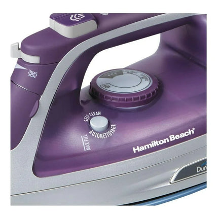 Plancha de Vapor Hamilton Beach 19803R – Cable Retráctil Durathon®