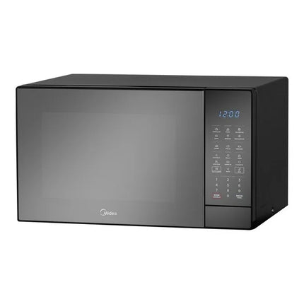 Horno de Microondas Midea MMDK14S2MG 1.4 Pies³ – Silver con Puerta de Acabado Espejo