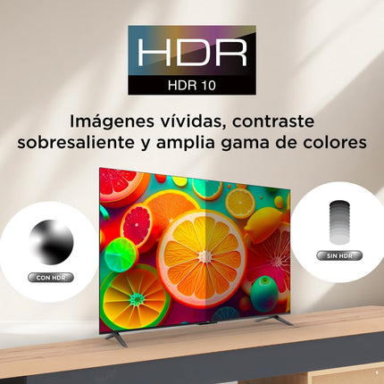 SmartTV TCL 50″ 50S454 – 4K UHD, Google TV y Conectividad Completa para tu Entretenimiento