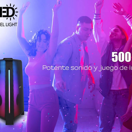 Bocina Bluetooth Aiwa AWPOK400LD – 50W, TWS, Radio FM y Sonido Potente en Todo Momento