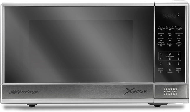 🍽️ Microondas X Wave MWD031E | 0.9 Pies³ | 900 W de Potencia | 10 Niveles | Panel Digital | Color Negro | Compacto y Elegante