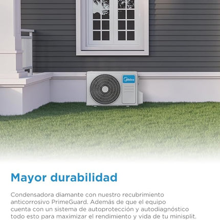 Aire Acondicionado MIDEA MAS12C2AGS – 12,000 BTU, 220V, Solo Frío, Sistema ON/OFF