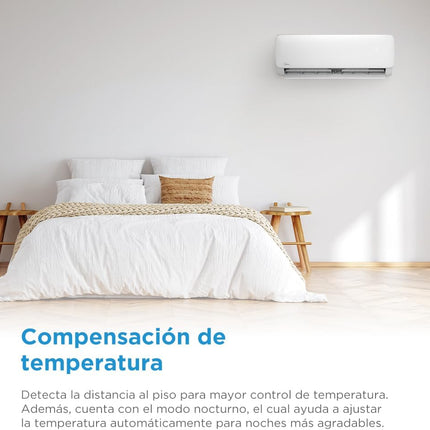 Aire Acondicionado MIDEA MAS12C2AGS – 12,000 BTU, 220V, Solo Frío, Sistema ON/OFF