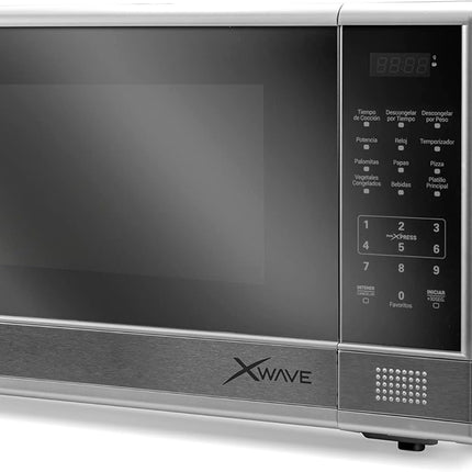 🍽️ Microondas X Wave MWD031E | 0.9 Pies³ | 900 W de Potencia | 10 Niveles | Panel Digital | Color Negro | Compacto y Elegante