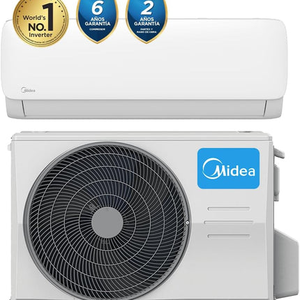 Aire Acondicionado MIDEA MAS12C2AGS – 12,000 BTU, 220V, Solo Frío, Sistema ON/OFF