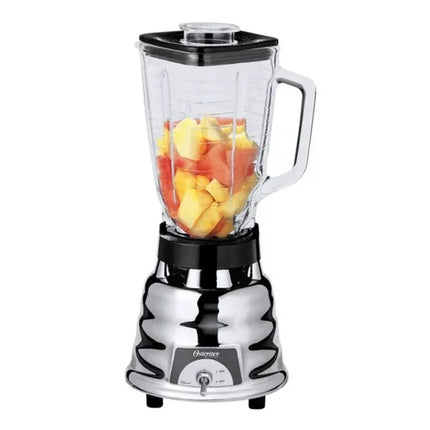Licuadora Oster 450-10 – Cromada con Vaso de Vidrio y 1 Velocidad