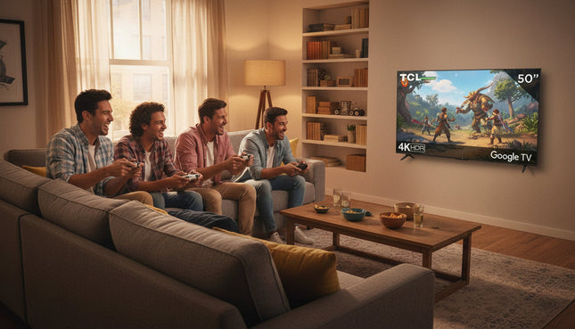 SmartTV TCL 50″ 50S454 – 4K UHD, Google TV y Conectividad Completa para tu Entretenimiento