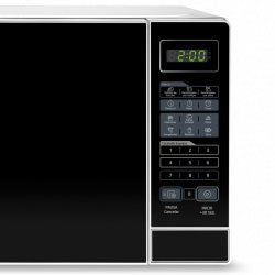 Horno de Microondas Midea MMDF07S2MB 0.7 Pies³ – Gris con Puerta de Acabado Espejo