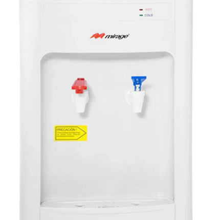 Dispensador de Agua Mirage DISX10 MDD10CB | 3 Temperaturas | Mesa con Garrafón Superior | Color Gris | Compacto 52 cm Alto