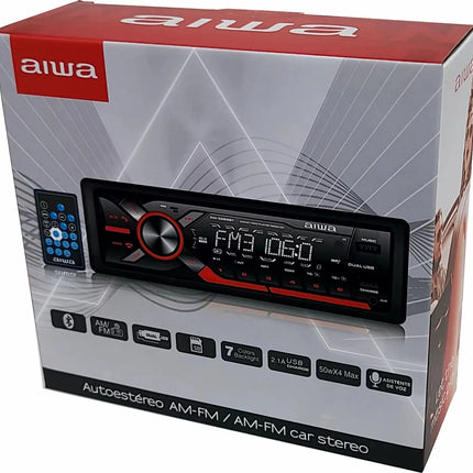 Autoestéreo Aiwa AW-3269BT – Conectividad Total, Control por Voz y Sonido Potente