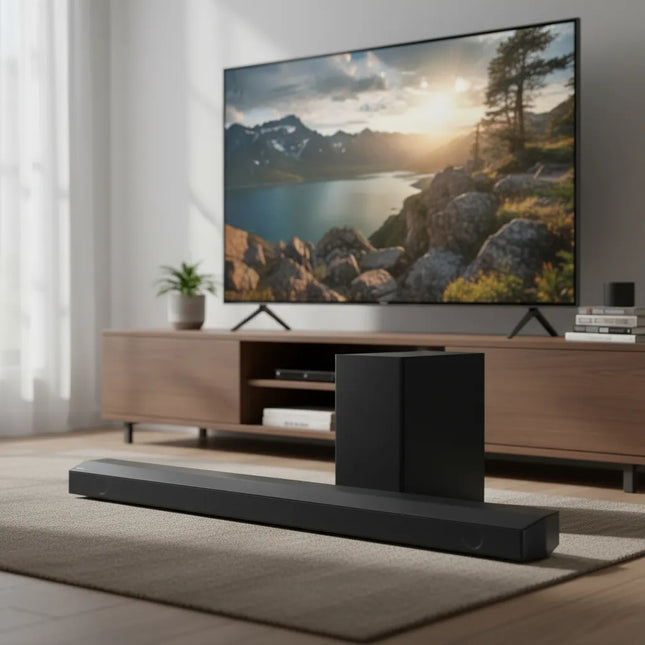Barra de Sonido Samsung HW-B650D – 3.1 Canales, Subwoofer Incluido y Sonido Cinematográfico