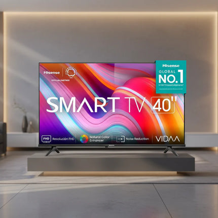 Smart TV Hisense 40″ A4KV – Imagen Clara, Conectividad Smart y Tamaño Ideal para tu Espacio