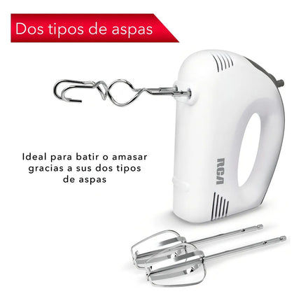 Batidora de Mano RCA RC-094 – 5 Velocidades, Potente, Ligera y Fácil de Usar