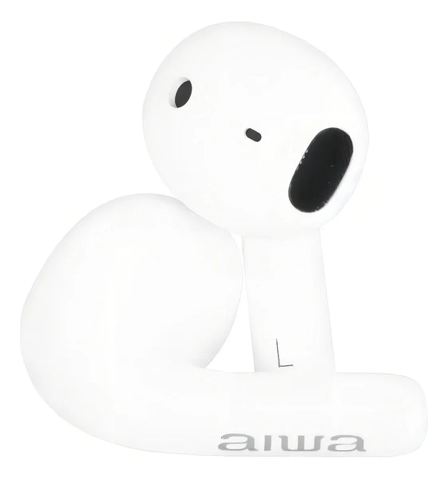 Audífonos Bluetooth Aiwa AWTWSD8 – True Wireless Stereo 3W, Color Blanco