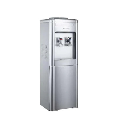 Dispensador de Agua Mirage DISX10 MDD10CS | 3 Temperaturas | Mesa con Garrafón Superior | Color Gris | Compacto 52 cm Alto