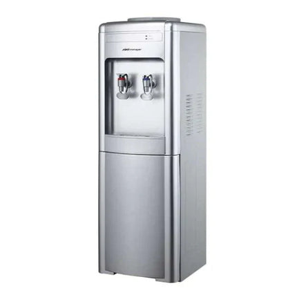 Dispensador de Agua Mirage DISX10 MDD10CS | 3 Temperaturas | Mesa con Garrafón Superior | Color Gris | Compacto 52 cm Alto