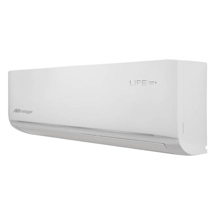 Mini split, ON/OFF,  LIFE12 plus, Blanco, Con Calefacción, 1TON, 12000 BTU, 220 V, 12 SEER series