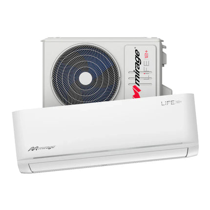 Mini split, ON/OFF,  LIFE12 plus, Blanco, Solo Frío, 1.5 Ton, 18000 BTU, 220 V, R410a, 12 SEER series