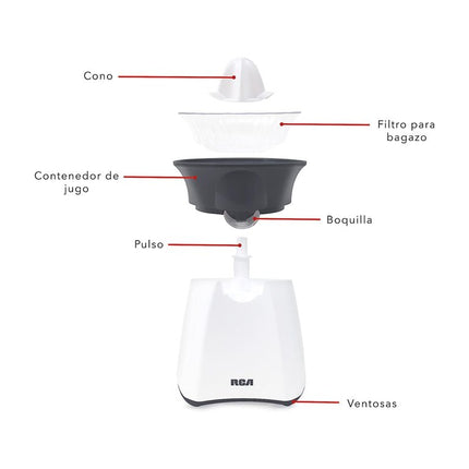 Combo Cocina RCA RC-CC – Horno Eléctrico 9L, Exprimidor de Jugos y Waflera Belga