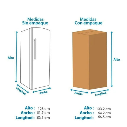 Refrigerador Hisense RR63D6WGX – 7 Pies, 1 Puerta con Despachador de Agua, Color Silver