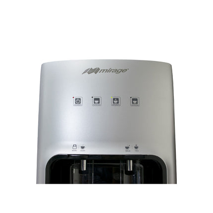 Dispensador de Agua Mirage DISX30 MDD30HC  | 3 Temperaturas | Carga Inferior | Compresor | Acero Inoxidable | 110 cm Alto