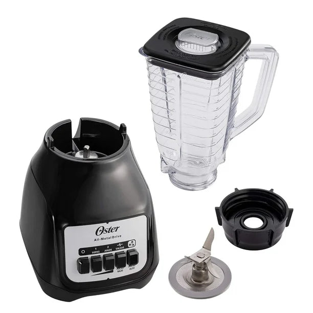 Licuadora Oster BLSTKAP-BPB-013 Kalimán – 2 Velocidades, 400W, Color Negro con Vaso de Plástico