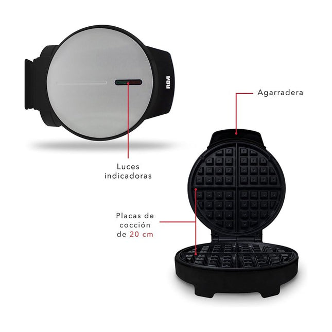 Combo Cocina RCA RC-CC – Horno Eléctrico 9L, Exprimidor de Jugos y Waflera Belga