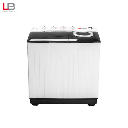 Lavadora Semiautomática Mirage LMS016M | 16 kg | Doble Tina | Ahorro de Agua y Energía | Color Blanco con Tapa Transparente