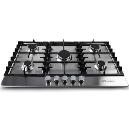 🔥 Parrilla SPARX MPS90GB de Gas | 5 Quemadores | Acero Inoxidable | Encendido Electrónico | Parrillas de Hierro Fundido | 90 cm de Ancho